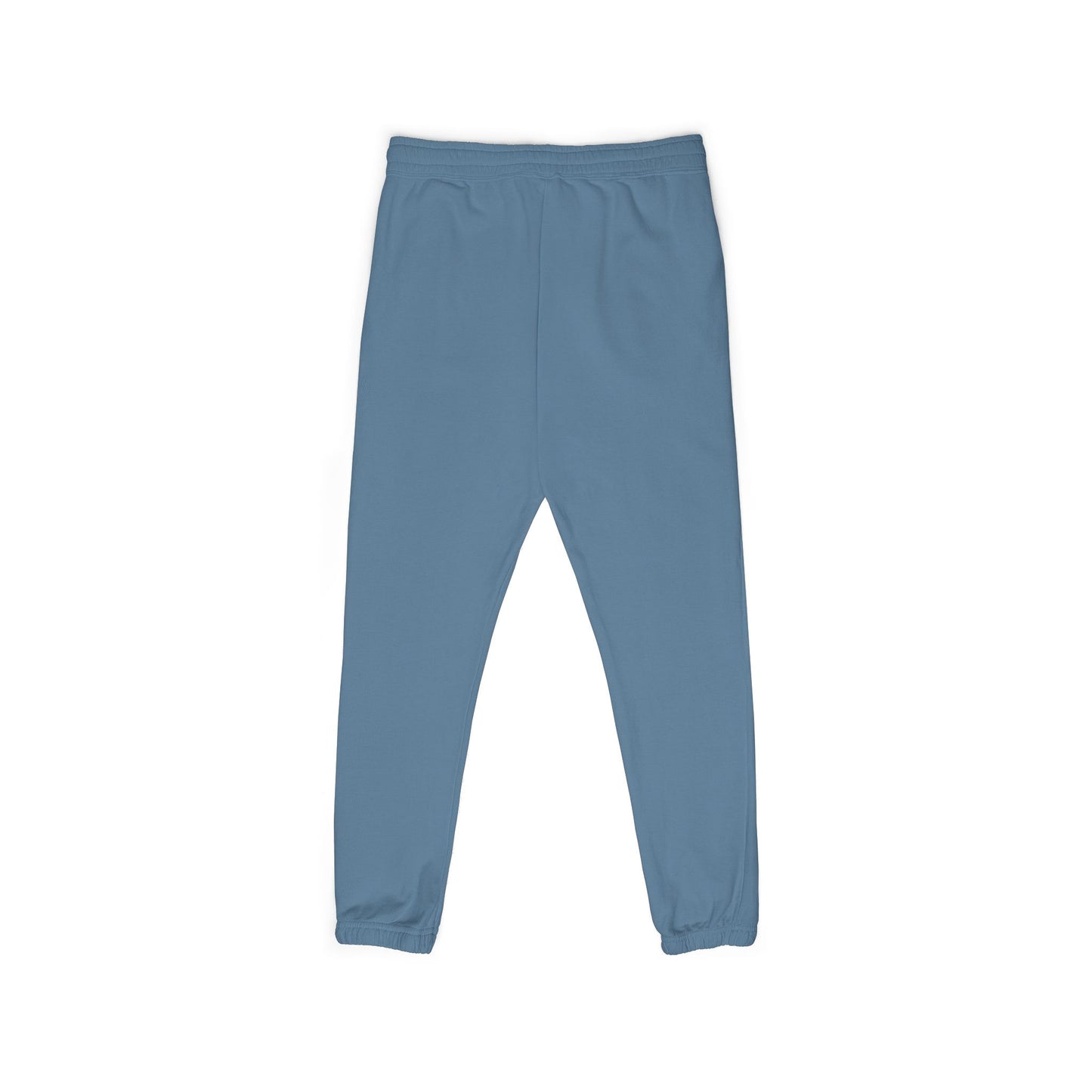 Garment-Dyed Fleece Sweatpants — Minimal Smiley Face Side Print