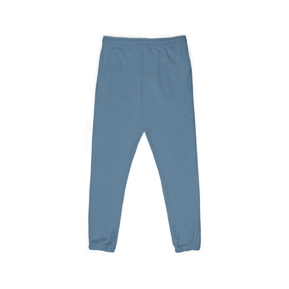 Garment-Dyed Fleece Sweatpants — Minimal Smiley Face Side Print