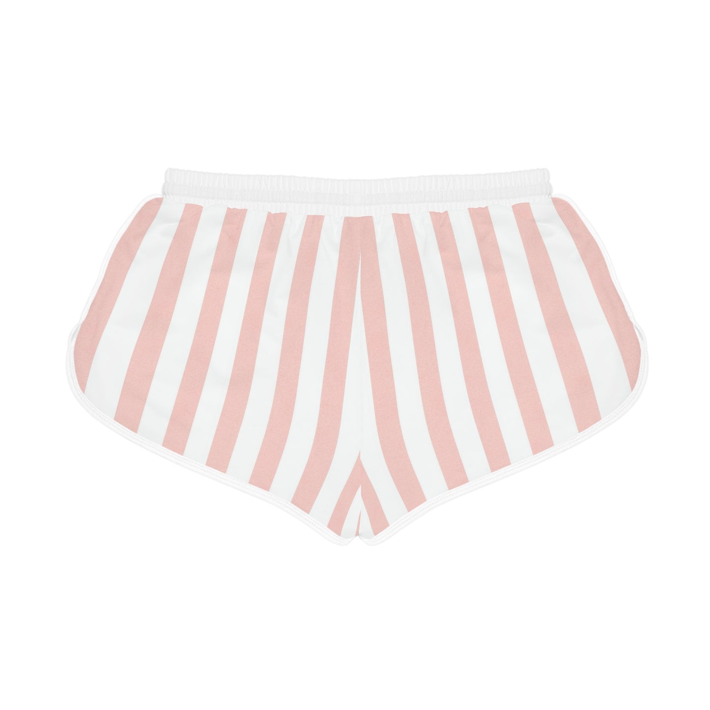 Striped CosyBubbles Lounge Shorts — Women's Pink Relaxed Sleep & Lounge Shorts